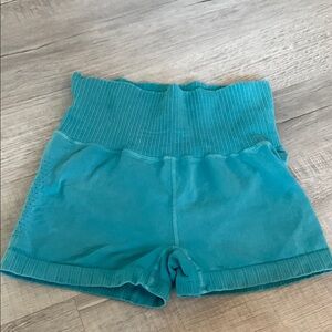 Free People Happiness Runs High-Waisted Workout Shorts